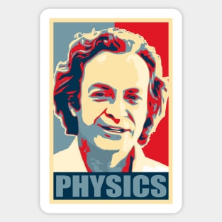 Richard Feynman Physics Sticker